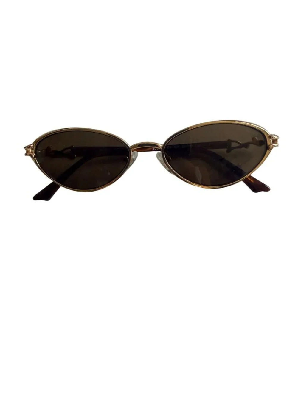 Sojos Staghorn Sunglasses SJ3103 in Gold Frame Brown Lens